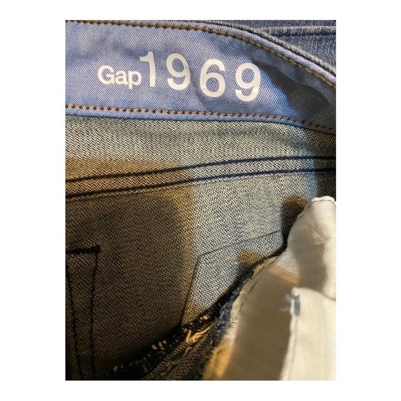 Gap 1969 Jeans Womens Size 26/2A Always Skinny Low Rise Original Fit Dark Denim - Picture 5 of 5